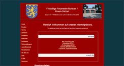 Desktop Screenshot of feuerwehr-morsum.de
